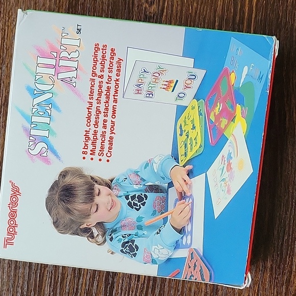 Tupperware Stencil Art Set -Vintage - Picture 2 of 16